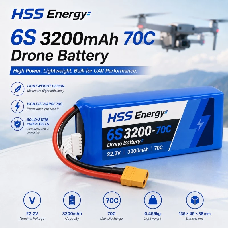 6S 3200mAh FPV-akku